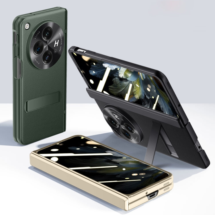 For OPPO Find N3 Pioneer Skin-Feel Case-film Integral Hinge Shockproof Phone Case(Black) - Find N3 Cases by PMC TechLife | Online Shopping South Africa | PMC TechLife