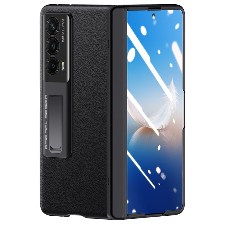 For Honor Magic Vs2 Pioneer Skin-Feel Case-film Integral Hinge Shockproof Phone Case(Blue) - Honor Cases by PMC TechLife | Online Shopping South Africa | PMC TechLife | Buy Now Pay Later Mobicred