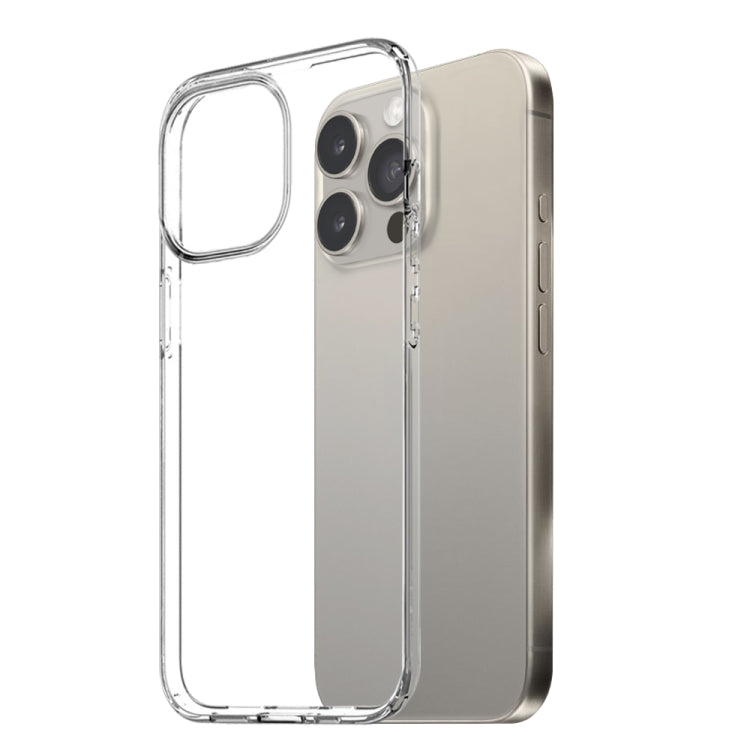 For iPhone 15 Pro NORTHJO 3 in 1 TPU Phone Case with Screen Film and Lens Film(Clear) - free shipping - PMC TechLife - Order now!