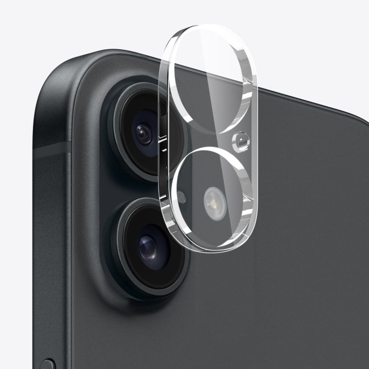 For iPhone 16 Plus NORTHJO 3 in 1 TPU Phone Case with Screen Film and Lens Film(Clear) - iPhone 16 Plus Cases by NORTHJO | Online Shopping South Africa | PMC TechLife | Buy Now Pay Later Mobicred