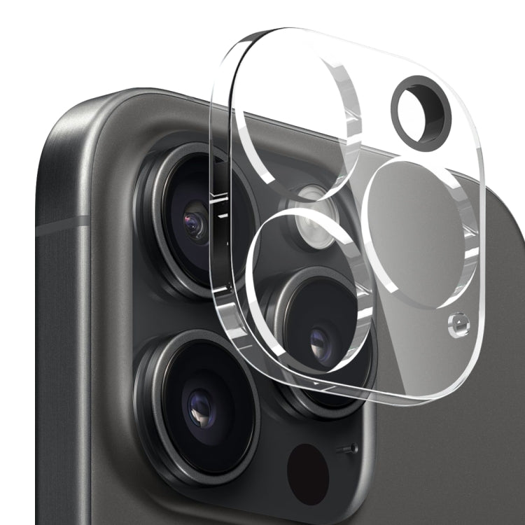 For iPhone 16 Pro NORTHJO 3 in 1 TPU Phone Case with Screen Film and Lens Film(Clear) - iPhone 16 Pro Cases by NORTHJO | Online Shopping South Africa | PMC TechLife | Buy Now Pay Later Mobicred