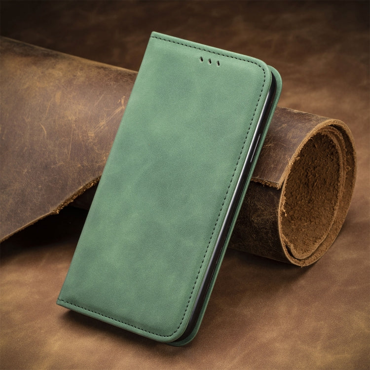 For Motorola Moto G Stylus 5G 2024 Retro Skin Feel Magnetic Flip Leather Phone Case(Green) - Motorola Cases by PMC Jewellery | Online Shopping South Africa | PMC Jewellery | Buy Now Pay Later Mobicred