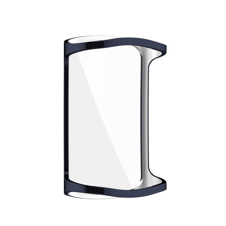 For Fitbit Charge 6 / 5 TPU Shell + Film Integrated Watch Protective Case(Blue) - Watch Cases by PMC TechLife | Online Shopping South Africa | PMC TechLife | Buy Now Pay Later Mobicred