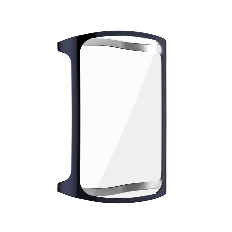 For Fitbit Charge 6 / 5 TPU Shell + Film Integrated Watch Protective Case(Blue) - Watch Cases by PMC TechLife | Online Shopping South Africa | PMC TechLife | Buy Now Pay Later Mobicred