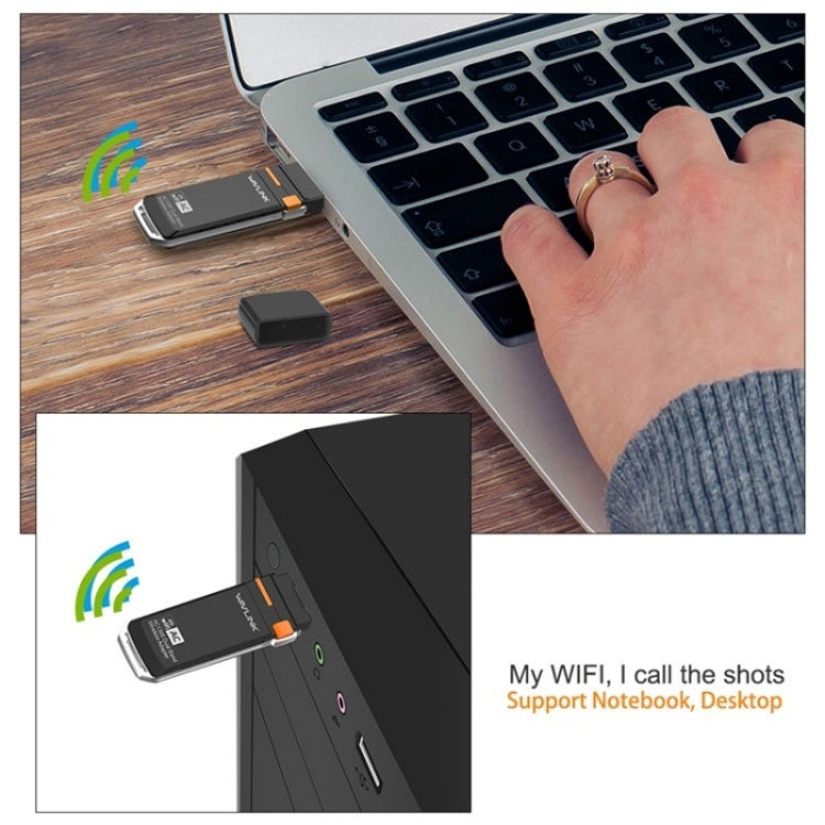 WAVLINK WN688A3D Dual Band Wireless Network Adapter AC1300 Portable USB 3.0 WiFi Dongle - free shipping - PMC Jewellery - Order now!
