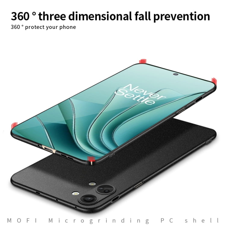 For OnePlus Ace 2V / Nord 3 MOFI Fandun Series Frosted PC Ultra-thin All-inclusive Phone Case(Blue) - OnePlus Cases by MOFI | Online Shopping South Africa | PMC TechLife | Buy Now Pay Later Mobicred