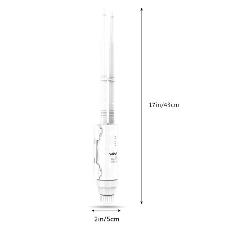 WAVLINK WN570HN2 With PoE Powered WAN/ AP / Repeater Mode 300Mbps Outdoor Router, Plug:US Plug - free shipping - PMC Jewellery - Order now!