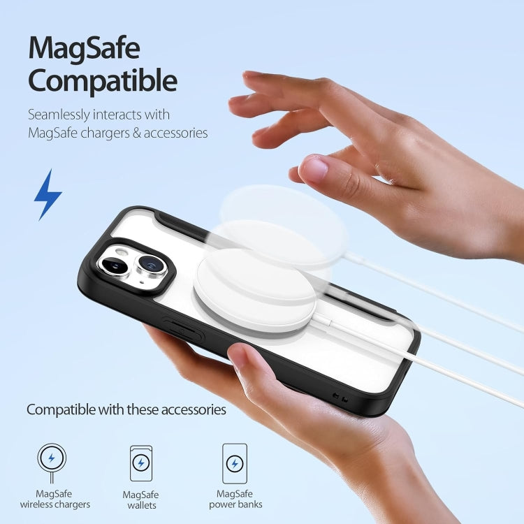 For iPhone 16 RFID Blocking Adsorption Flip MagSafe Leather Phone Case(Khaki) - free shipping - PMC TechLife - Order now!