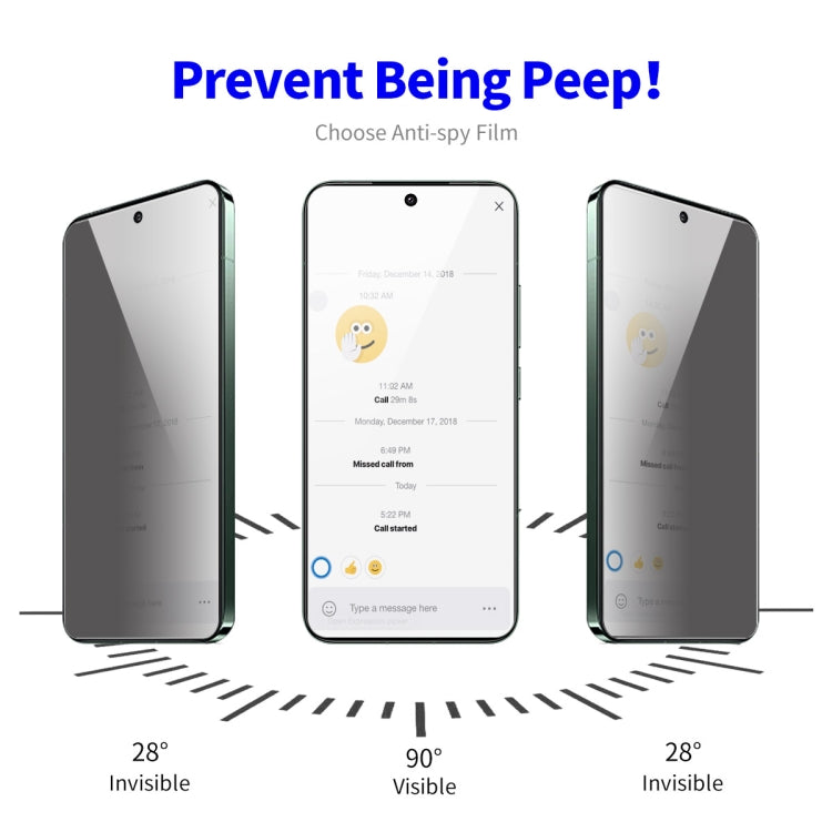 For Xiaomi 14 5pcs ENKAY Hat-Prince 28 Degree Anti-peeping Privacy Tempered Glass Film - free shipping - PMC Jewellery - Order now!