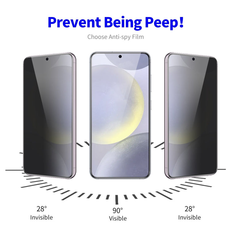 For Samsung Galaxy S24 5G 5pcs ENKAY Hat-Prince 28 Degree Anti-peeping Privacy Tempered Glass Film - free shipping - PMC Jewellery - Order now!