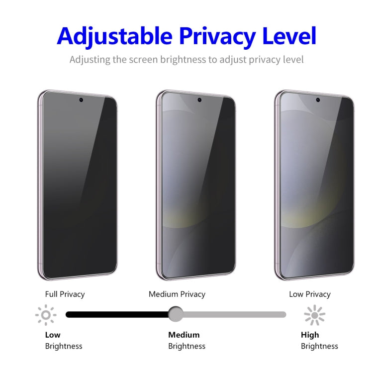 For Samsung Galaxy S24+ 5G 5pcs ENKAY Hat-Prince 28 Degree Anti-peeping Privacy Tempered Glass Film - free shipping - PMC Jewellery - Order now!