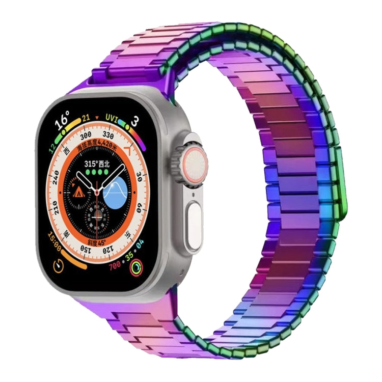 For Apple Watch Ultra 49mm  Bamboo Magnetic Stainless Steel Metal Watch Strap(Color) - free shipping - PMC TechLife - Order now!