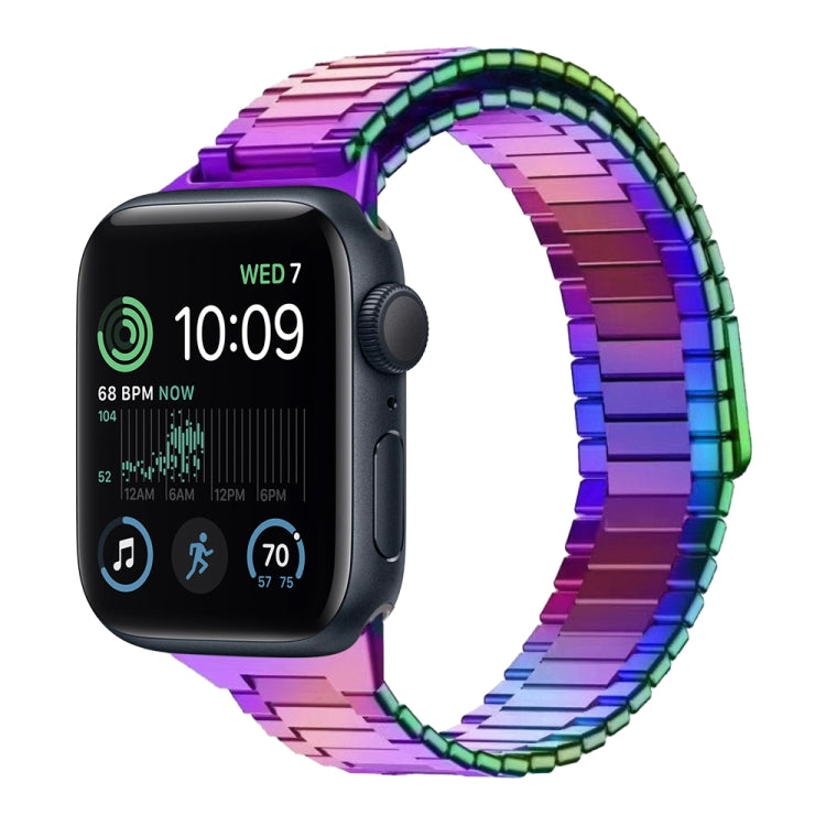 For Apple Watch SE 2022 44mm Bamboo Magnetic Stainless Steel Metal Watch Strap(Color) - Watch Bands by PMC TechLife | Online Shopping South Africa | PMC TechLife