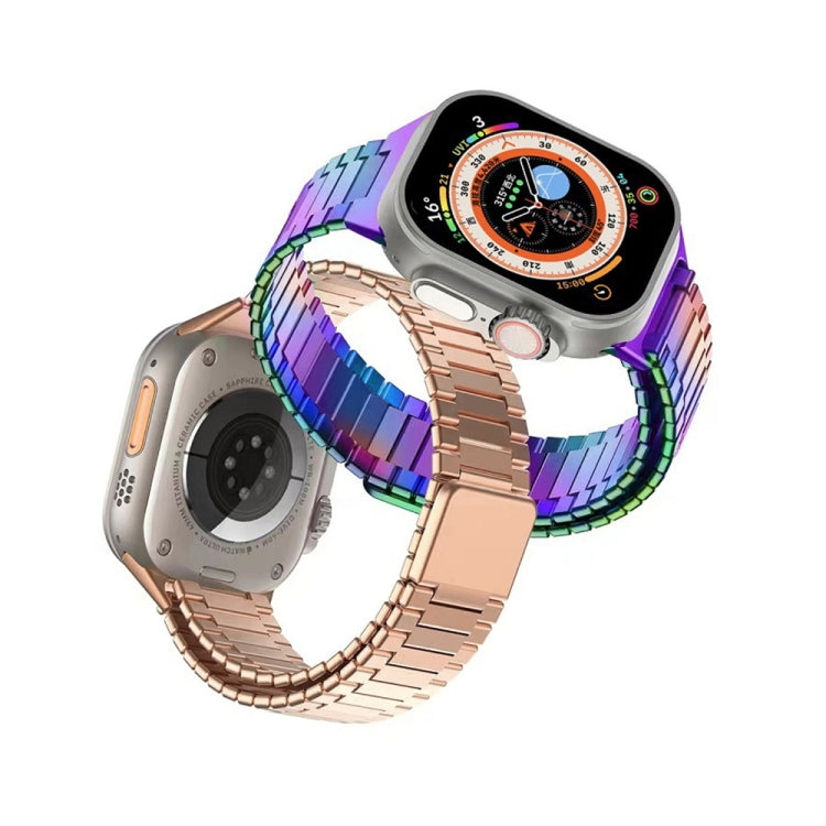 For Apple Watch Series 9 41mm Bamboo Magnetic Stainless Steel Metal Watch Strap(Color) - Watch Bands by PMC TechLife | Online Shopping South Africa | PMC TechLife