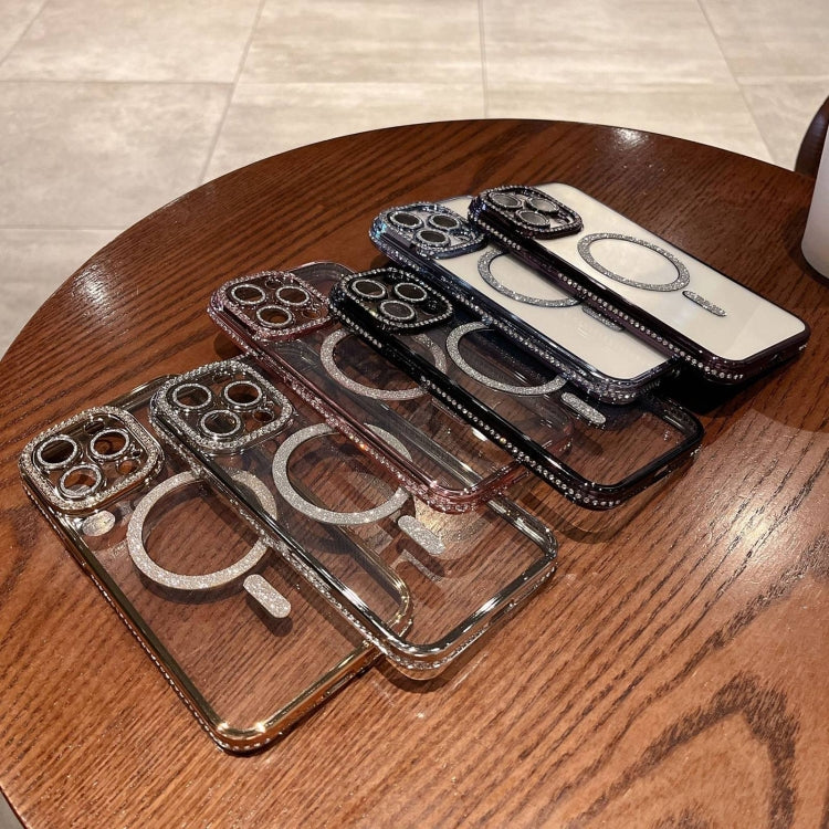 For iPhone 16e Diamond Plated MagSafe TPU Phone Case(Purple) - iPhone 16e Cases by PMC TechLife | Online Shopping South Africa | PMC TechLife | Buy Now Pay Later Mobicred