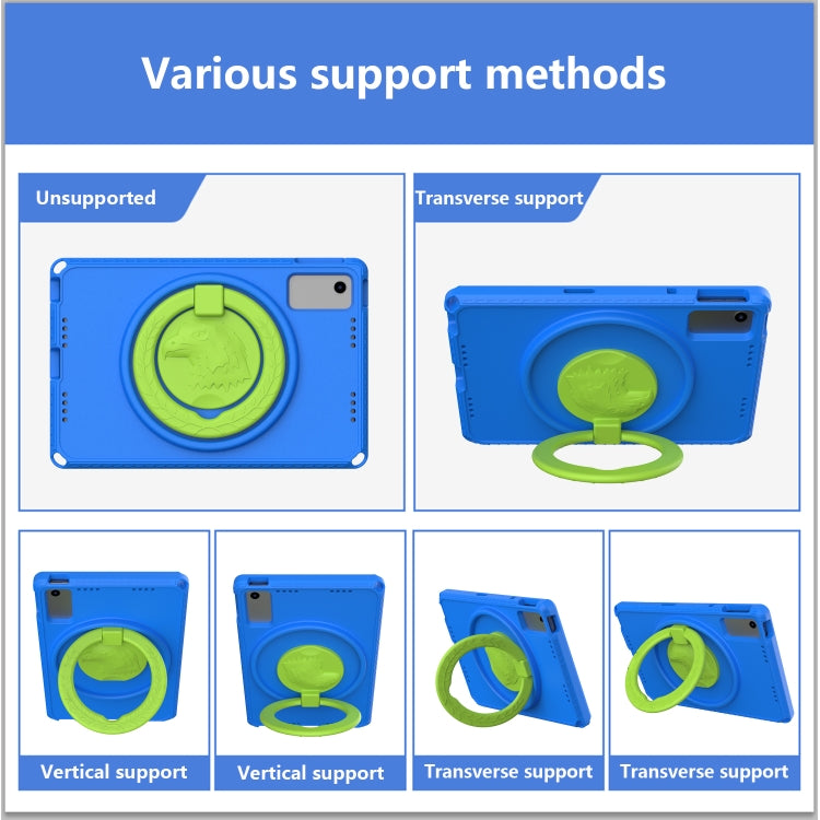 For Lenovo M10 Plus Gen3 TB-125F 10.6 EVA Hybrid PC Shockproof Tablet Case(Blue) - Lenovo by PMC TechLife | Online Shopping South Africa | PMC TechLife | Buy Now Pay Later Mobicred