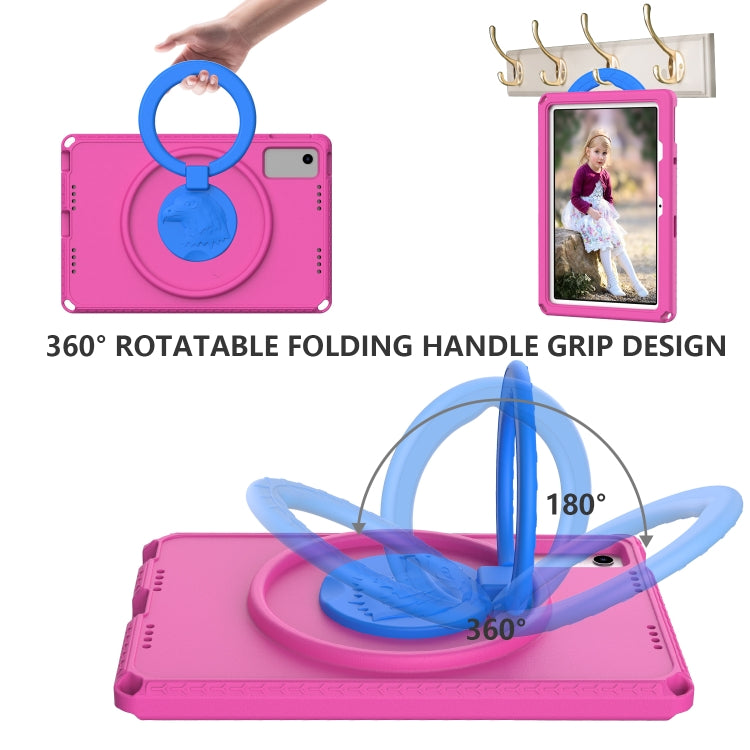 For Lenovo M10 Plus Gen3 TB-125F 10.6 EVA Hybrid PC Shockproof Tablet Case(Rose Red) - Lenovo by PMC TechLife | Online Shopping South Africa | PMC TechLife | Buy Now Pay Later Mobicred