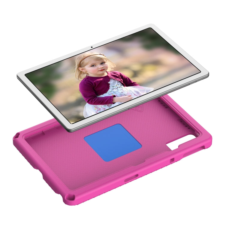 For Lenovo M10 Plus Gen3 TB-125F 10.6 EVA Hybrid PC Shockproof Tablet Case(Rose Red) - Lenovo by PMC TechLife | Online Shopping South Africa | PMC TechLife | Buy Now Pay Later Mobicred