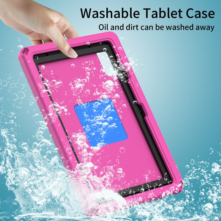 For Lenovo M10 Plus Gen3 TB-125F 10.6 EVA Hybrid PC Shockproof Tablet Case(Rose Red) - Lenovo by PMC TechLife | Online Shopping South Africa | PMC TechLife | Buy Now Pay Later Mobicred