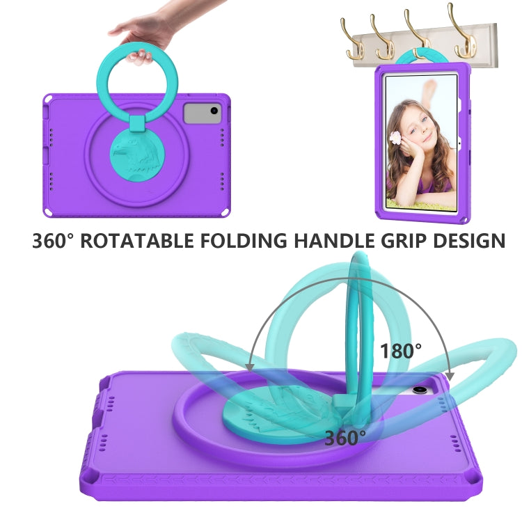 For Lenovo M10 Plus Gen3 TB-125F 10.6 EVA Hybrid PC Shockproof Tablet Case(Purple) - Lenovo by PMC TechLife | Online Shopping South Africa | PMC TechLife | Buy Now Pay Later Mobicred
