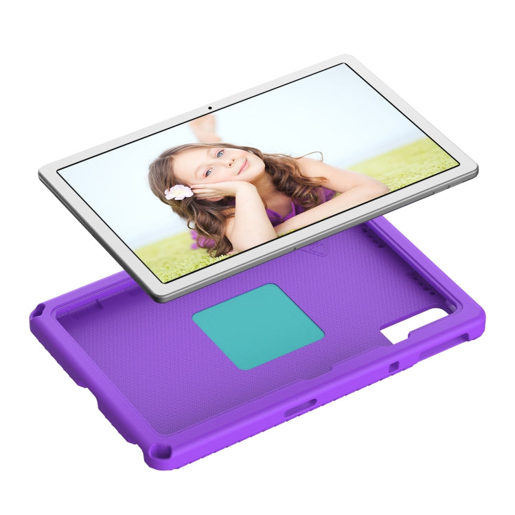 For Lenovo M10 Plus Gen3 TB-125F 10.6 EVA Hybrid PC Shockproof Tablet Case(Purple) - Lenovo by PMC TechLife | Online Shopping South Africa | PMC TechLife | Buy Now Pay Later Mobicred
