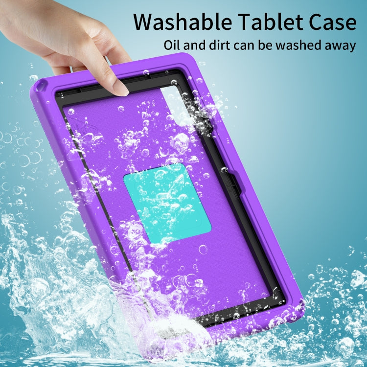 For Lenovo M10 Plus Gen3 TB-125F 10.6 EVA Hybrid PC Shockproof Tablet Case(Purple) - Lenovo by PMC TechLife | Online Shopping South Africa | PMC TechLife | Buy Now Pay Later Mobicred