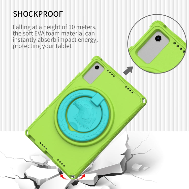 For Lenovo M10 Plus Gen3 TB-125F 10.6 EVA Hybrid PC Shockproof Tablet Case(Grass Green) - Lenovo by PMC TechLife | Online Shopping South Africa | PMC TechLife | Buy Now Pay Later Mobicred
