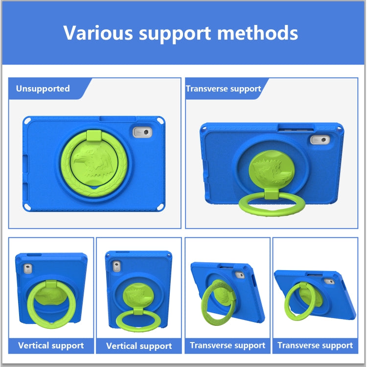 For Lenovo Tab M9 2023 EVA Hybrid PC Shockproof Tablet Case(Blue) - Lenovo by PMC TechLife | Online Shopping South Africa | PMC TechLife | Buy Now Pay Later Mobicred