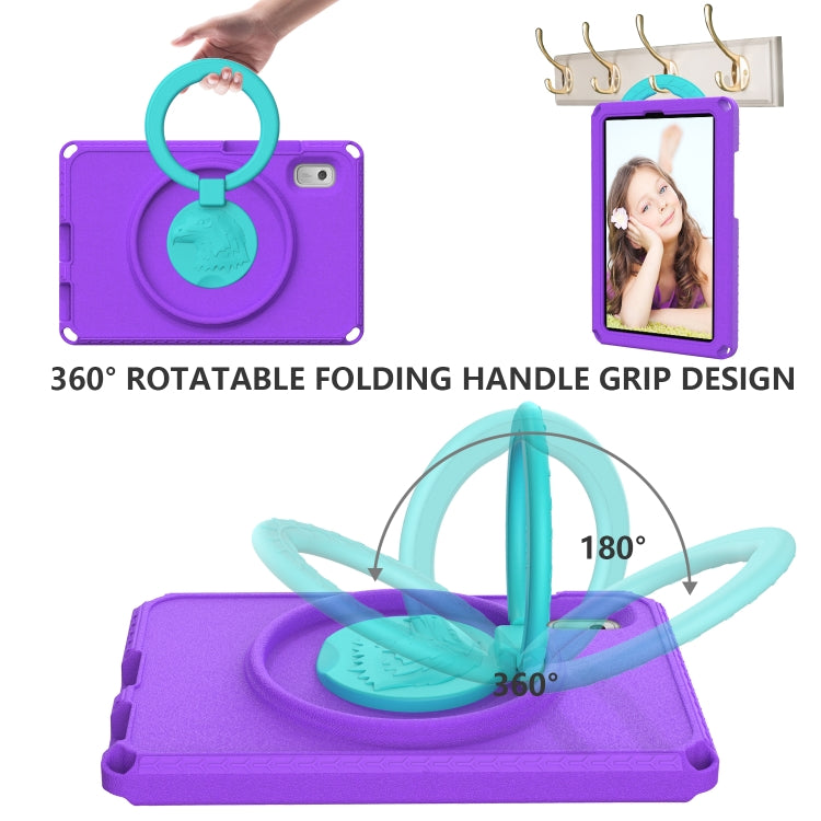 For Lenovo Tab M9 2023 EVA Hybrid PC Shockproof Tablet Case(Purple) - Lenovo by PMC TechLife | Online Shopping South Africa | PMC TechLife | Buy Now Pay Later Mobicred