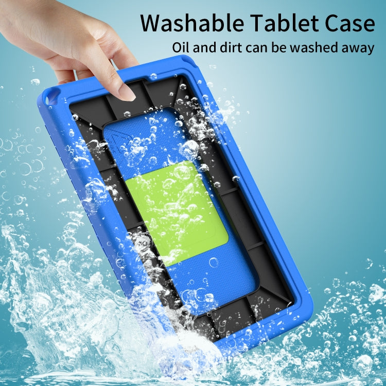For TCL Tab 8 LE / WiFi 2023 EVA Hybrid PC Shockproof Tablet Case with Frame(Blue) - Others by PMC TechLife | Online Shopping South Africa | PMC TechLife | Buy Now Pay Later Mobicred