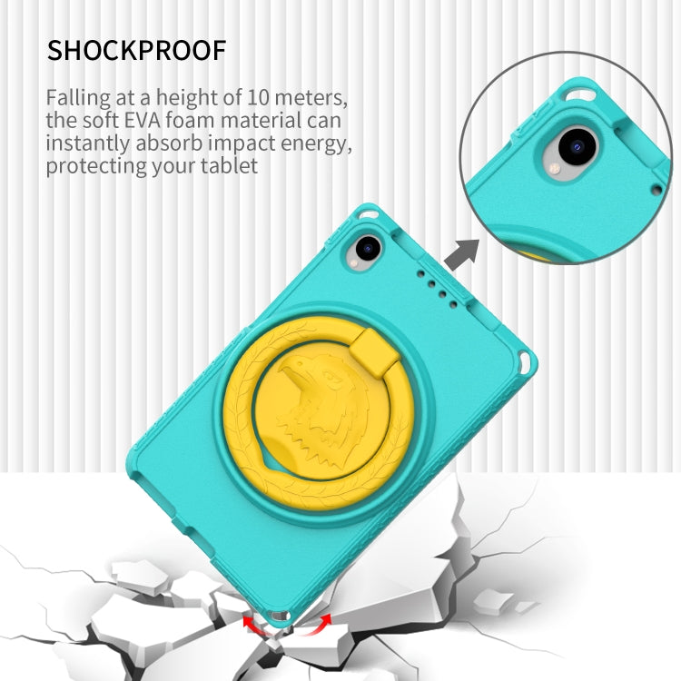 For TCL Tab 8 LE / WiFi 2023 EVA Hybrid PC Shockproof Tablet Case with Frame(Glacial Green) - Others by PMC TechLife | Online Shopping South Africa | PMC TechLife | Buy Now Pay Later Mobicred