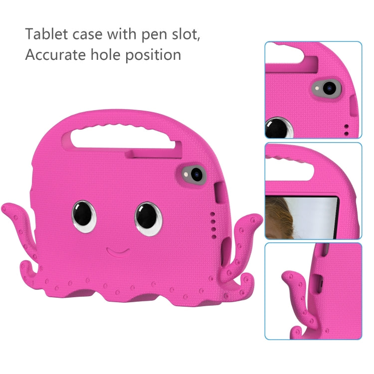 For TCL Tab 8 LE / WiFi 2023 Octopus Style EVA Hybrid PC Shockproof Tablet Case with Strap(Rose Red) - Others by PMC TechLife | Online Shopping South Africa | PMC TechLife | Buy Now Pay Later Mobicred