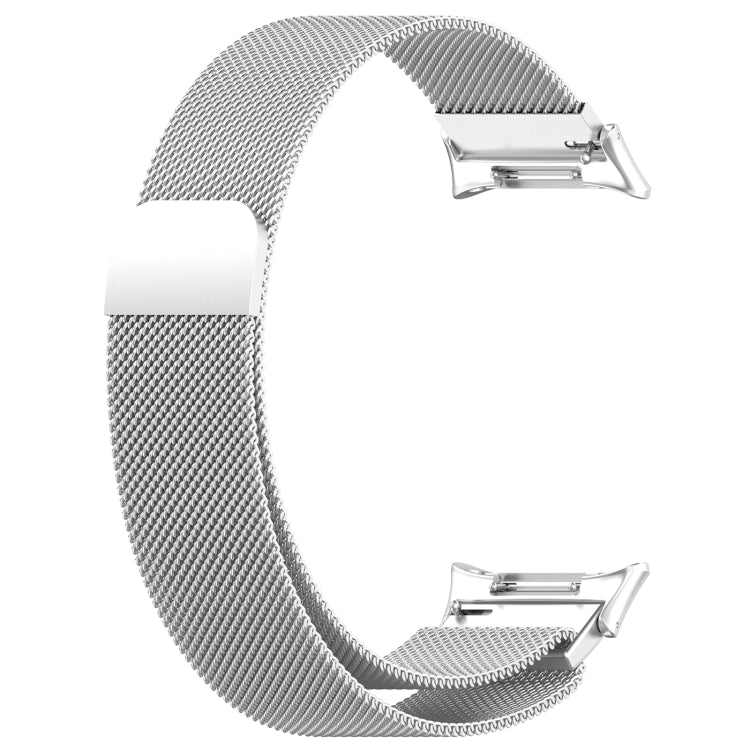 For Honor Watch 4 TMA-L19 Milan Magnetic Steel Mesh Watch Band(Silver) - Watch Bands by PMC TechLife | Online Shopping South Africa | PMC TechLife | Buy Now Pay Later Mobicred