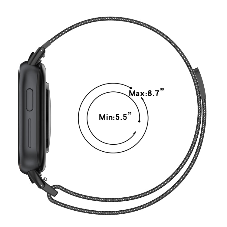 For Honor Watch 4 TMA-L19 Milan Magnetic Steel Mesh Watch Band(Rose Gold) - Watch Bands by PMC TechLife | Online Shopping South Africa | PMC TechLife | Buy Now Pay Later Mobicred
