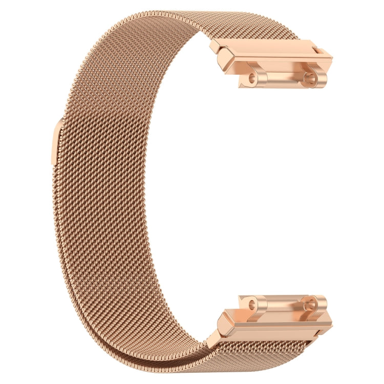For Amazfit Active Edge A2212 Milan Magnetic Steel Mesh Watch Band(Rose Gold) - free shipping - PMC TechLife - Order now!