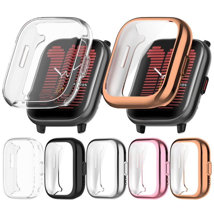 For Amazfit Active A2211 TPU All-Inclusive Watch Protective Case(Rose Gold) - Watch Cases by PMC TechLife | Online Shopping South Africa | PMC TechLife