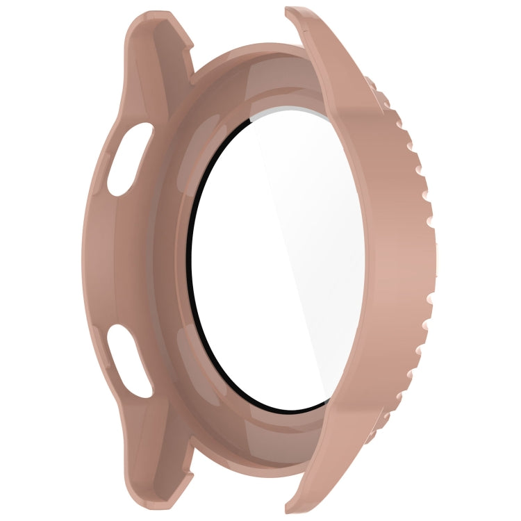 For Xiaomi Watch S3 PC + Tempered Film Integrated Watch Protective Case(Pink) - Watch Cases by PMC TechLife | Online Shopping South Africa | PMC TechLife | Buy Now Pay Later Mobicred