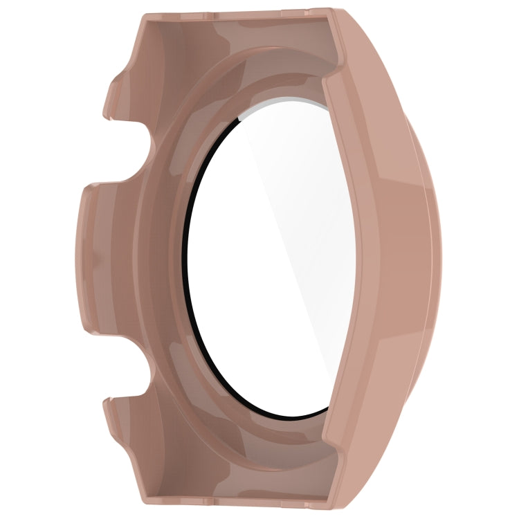 For Xiaomi Watch H1 PC + Tempered Film Integrated Watch Protective Case(Pink) - Watch Cases by PMC TechLife | Online Shopping South Africa | PMC TechLife | Buy Now Pay Later Mobicred