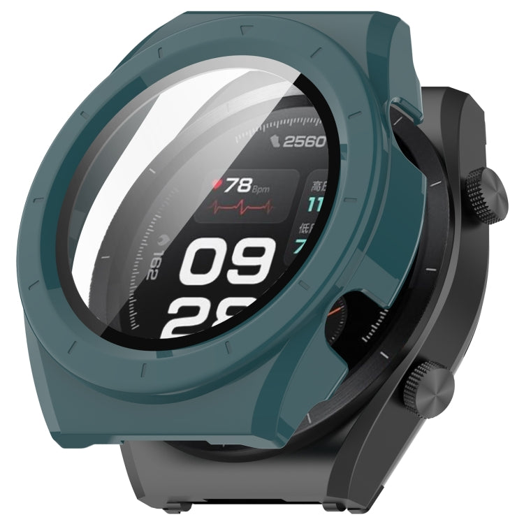 For Xiaomi Watch H1 PC + Tempered Film Integrated Watch Protective Case(Green) - Watch Cases by PMC TechLife | Online Shopping South Africa | PMC TechLife | Buy Now Pay Later Mobicred