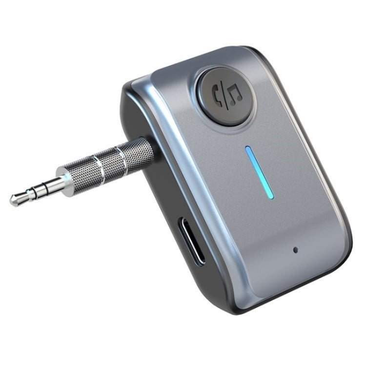 With Type-C Input TF Card Slot Hands-Free AUX Car Bluetooth Receiver - Bluetooth Car Kits by PMC TechLife | Online Shopping South Africa | PMC TechLife | Buy Now Pay Later Mobicred
