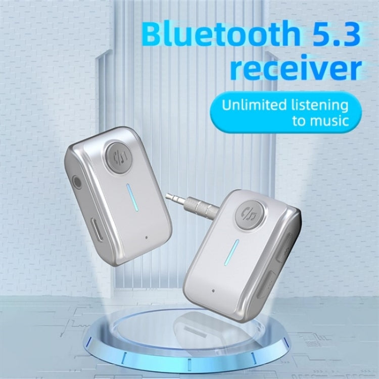 With Type-C Input TF Card Slot Hands-Free AUX Car Bluetooth Receiver - Bluetooth Car Kits by PMC TechLife | Online Shopping South Africa | PMC TechLife | Buy Now Pay Later Mobicred