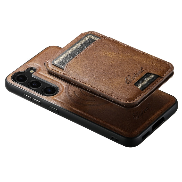 For Samsung Galaxy S23 5G Suteni H15  Oil Eax Leather Detachable Wallet Back Phone Case(Blue) - free shipping - PMC TechLife - Order now!