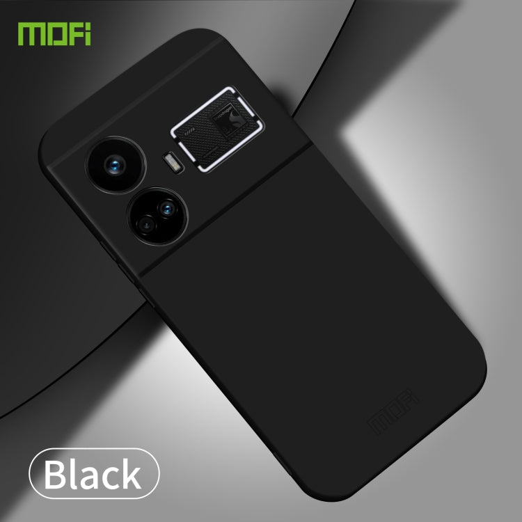 For Realme GT5 MOFI Qin Series Skin Feel All-inclusive PC Phone Case(Black) - free shipping - PMC TechLife - Order now!