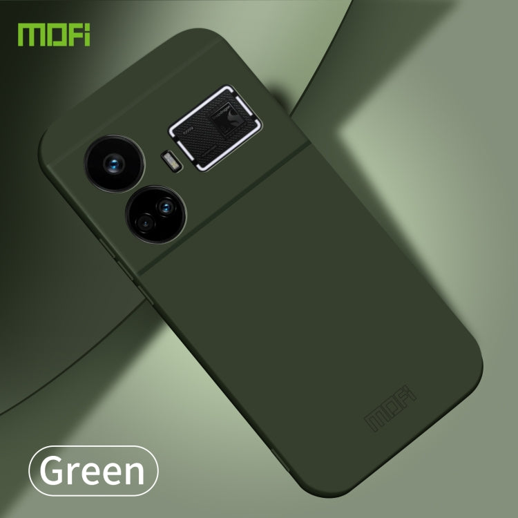 For Realme GT5 MOFI Qin Series Skin Feel All-inclusive PC Phone Case(Green) - Realme Cases by MOFI | Online Shopping South Africa | PMC TechLife