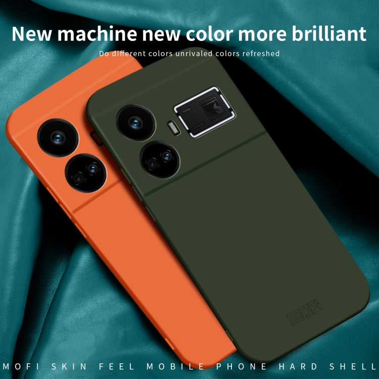 For Realme GT5 MOFI Qin Series Skin Feel All-inclusive PC Phone Case(Orange) - free shipping - PMC TechLife - Order now!