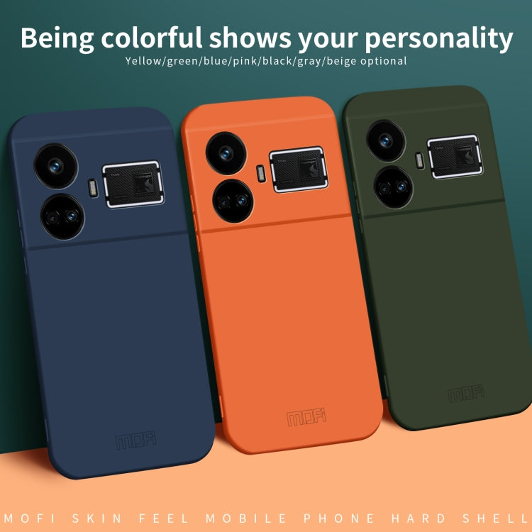 For Realme GT5 MOFI Qin Series Skin Feel All-inclusive PC Phone Case(Orange) - free shipping - PMC TechLife - Order now!
