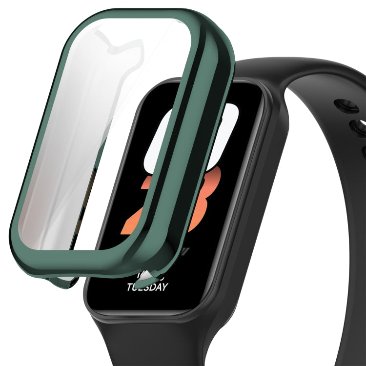 For Xiaomi Smart Band 8 Active Full Package TPU Electroplated Watch Protective Case(Green) - Watch Cases by PMC TechLife | Online Shopping South Africa | PMC TechLife | Buy Now Pay Later Mobicred