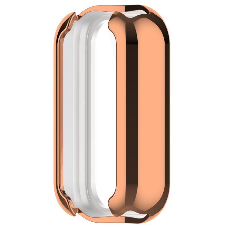 For Xiaomi Smart Band 8 Active Full Package TPU Electroplated Watch Protective Case(Rose Gold) - Watch Cases by PMC TechLife | Online Shopping South Africa | PMC TechLife | Buy Now Pay Later Mobicred
