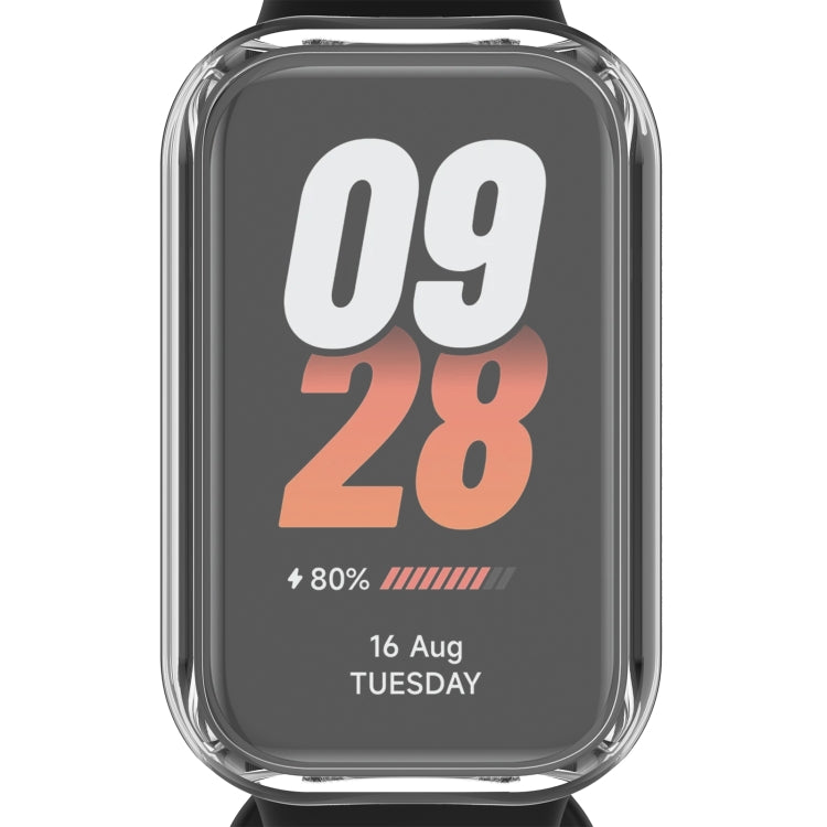 For Redmi Band 2 Full Package TPU Electroplated Watch Protective Case(Transparent) - Watch Cases by PMC TechLife | Online Shopping South Africa | PMC TechLife | Buy Now Pay Later Mobicred