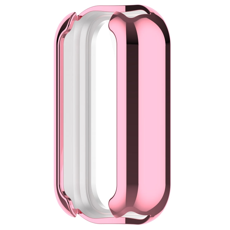 For Redmi Band 2 Full Package TPU Electroplated Watch Protective Case(Pink) - Watch Cases by PMC TechLife | Online Shopping South Africa | PMC TechLife | Buy Now Pay Later Mobicred